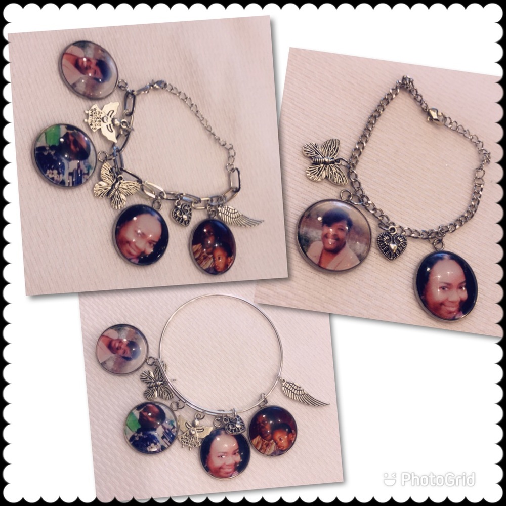 Beautiful Handmade Customize Photo Charm Bracelets